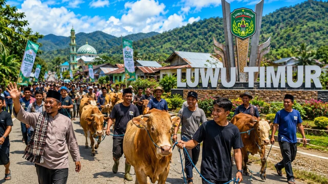 Idul Adha 1447 H, Hewan Qurban di Luwu Timur Capai 2.206 Ekor
