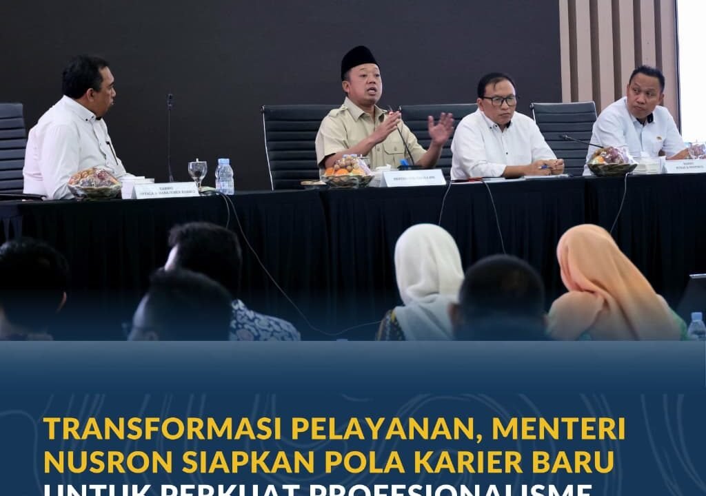 Transformasi Pelayanan, Menteri Nusron Siapkan Pola Karier Baru untuk Perkuat Profesionalisme Pegawai ATR/BPN