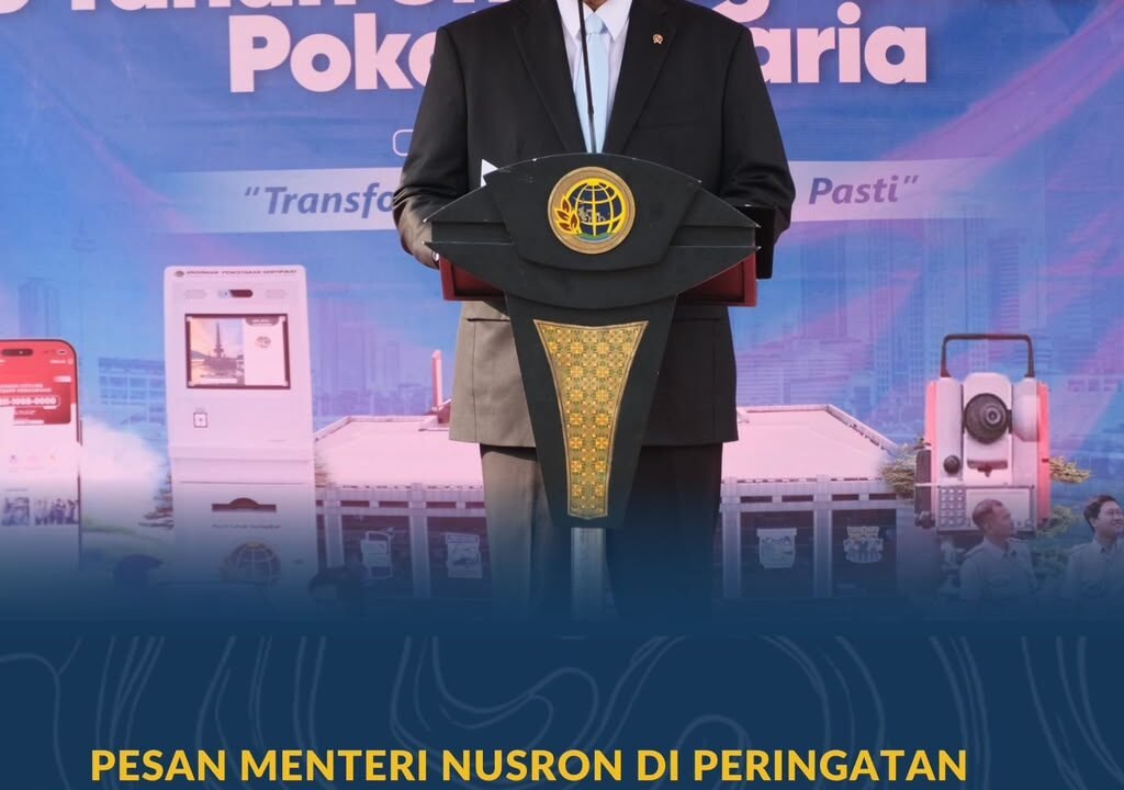 Pesan Menteri Nusron di Peringatan HANTARU 2026: Transformasi, Melayani Lebih Pasti Jadi Cara Kerja Sehari-hari
